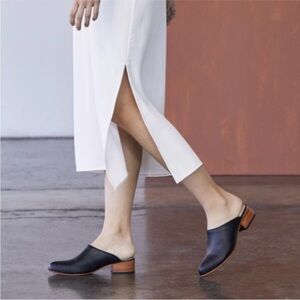 Nisolo Mariella Mules black sz 7.5